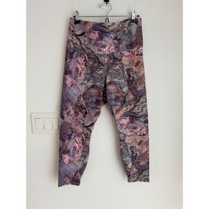 Fabletics Define Ultra High-Waisted 7/8 Leggings Orchid Moonrock 1X NEW